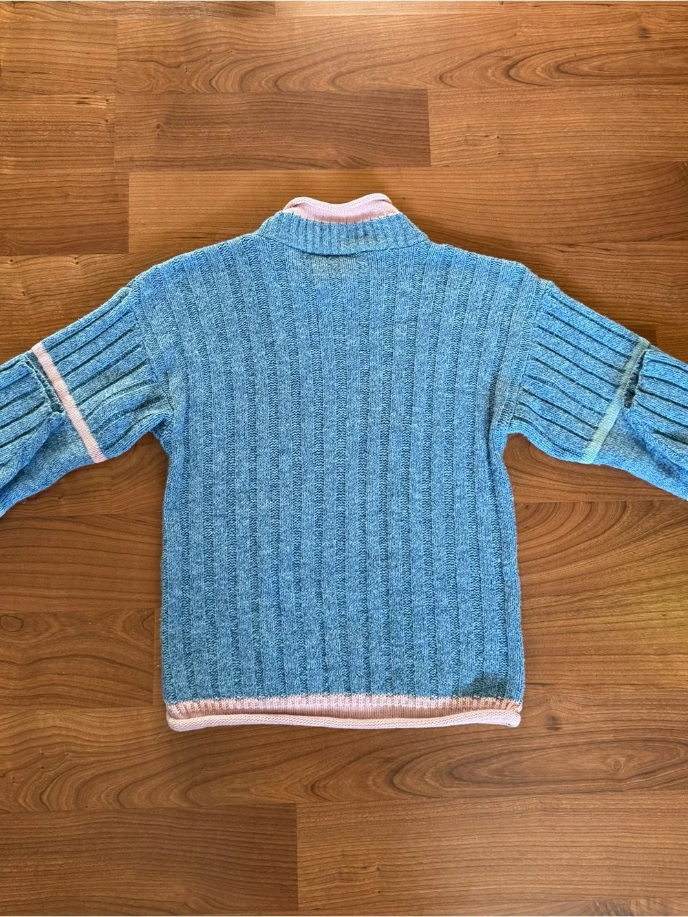 JS Kids Pastel Heart Knit Sweater